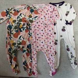 Kyte BABY and Magnetic Me 3-6 Month Pajama Footie Bundle